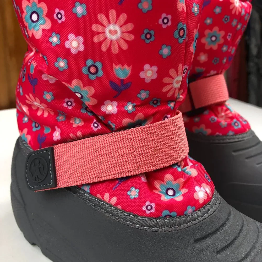Northside Thinsulate Water Resistant Floral Winter Snow Boots Slip Resistant